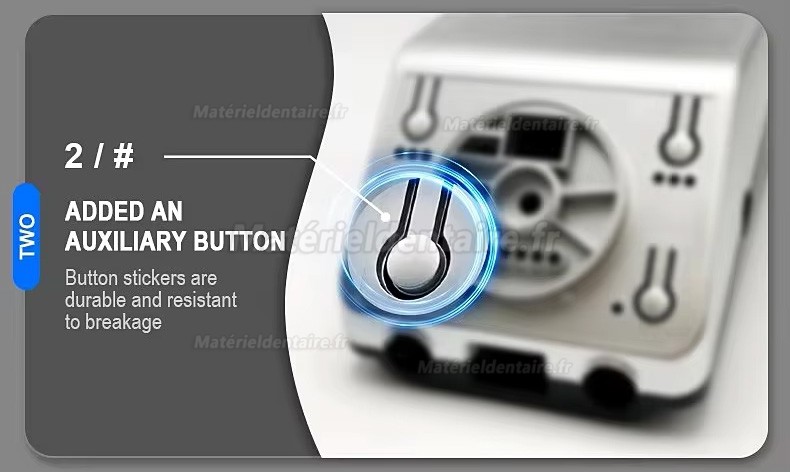 Micromoteur de laboratoire dentaire GONGYU G500 avec pièce à main 50K tr/min et pédale de commande